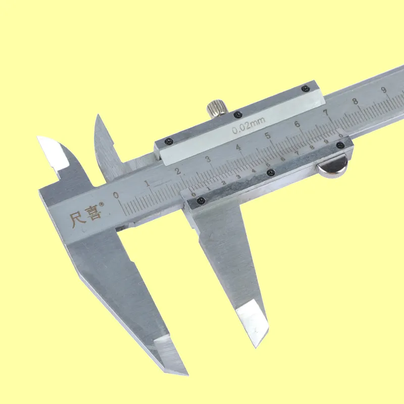 High Precision Measuring Tool Carbon Steel Vernier Caliper With Packaging