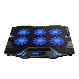 best selling laptop notebook tablet pc cooler six fans cooling notebook pad