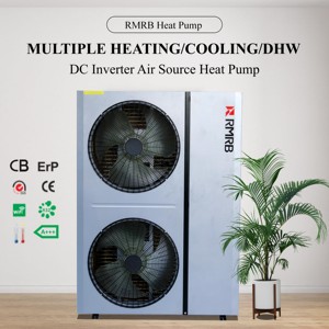 ปั๊มความร้อนอากาศสู่น้ำ 16.8 กิโลวัตต์ R32/R410A A+++ สำหรับทำความร้อนใต้พื้น ควบคุมผ่าน WiFi ให้ความร้อนและความเย็น พร้อมระบบทำน้ำร้อนใช้งานในครัวเรือน - Product Image 2