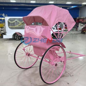 Factory selling high-quality <b>pink</b> rickshaws two-wheeled special transport manufacturers selling rickshaws - Product Image 6