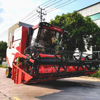 Moins de perte de grain, 110 kW, Diesel, Grande moissonneuse-batteuse multifonction semi-automatique pour la culture des céréales sur les terrains vallonnés et les plaines