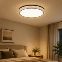 Lampes de plafond LED rétro de style japonais Wabi-sabi en pierre de grotte jaune, pour salon, chambre, restaurant, design crème