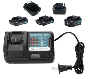 Cargador de Batería de Iones de Litio de Carga Rápida <span class=keywords><strong>DC10WD</strong></span> 10.8V/12V para Herramientas Eléctricas con Material Plástico - Product Image 2