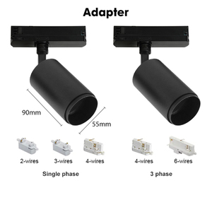 Thiết kế hiện đại GU10 MR16 theo dõi ánh sáng lịch thi đấu phía trước phía sau mở cửa sổ Spotlight cho nhà hàng cửa hàng quần áo Home-Nhôm đèn - Product Image 4