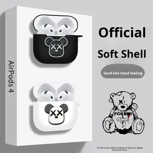 2024 étui de protection en silicone souple de nouvelle génération pour <span class=keywords><strong>AirPods</strong></span> 4ème génération pour écouteurs Bluetooth - Product Image 6