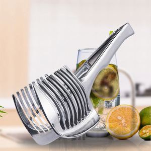 Stainless Steel Kitchen Handheld Orange Lemon Slicer Tomato Cutting Clip Fruit Slicer Onion Slicer KitchenItem Cutter - Product Image 2