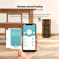 Comedero Inteligente para Mascotas con Control Automático de Carga, Dispensador de Acero Inoxidable de 6L, Temporizador de Alimentación, Gran Capacidad, Aplicación para Perros y Gatos, con Wifi