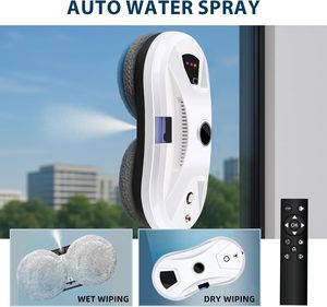 Fully Automatic Robot Window <b>Cleaner</b> 5600pa Suction Smart Water <b>Spray</b> 750mah Battery for All Smooth Glass Surfaces W15s Window - Product Image 2