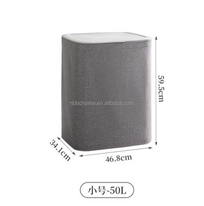 Bocheng thiết kế hiện đại 2-ngăn 90L giặt cản trở bền Cationic quần áo cản trở với nắp cho nhà rửa - Product Image 5