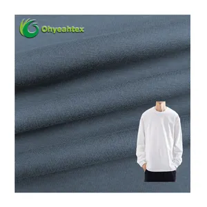 Tissu Jersey extensible confortable 190gsm 60% coton 40% Polyester pour t-shirt