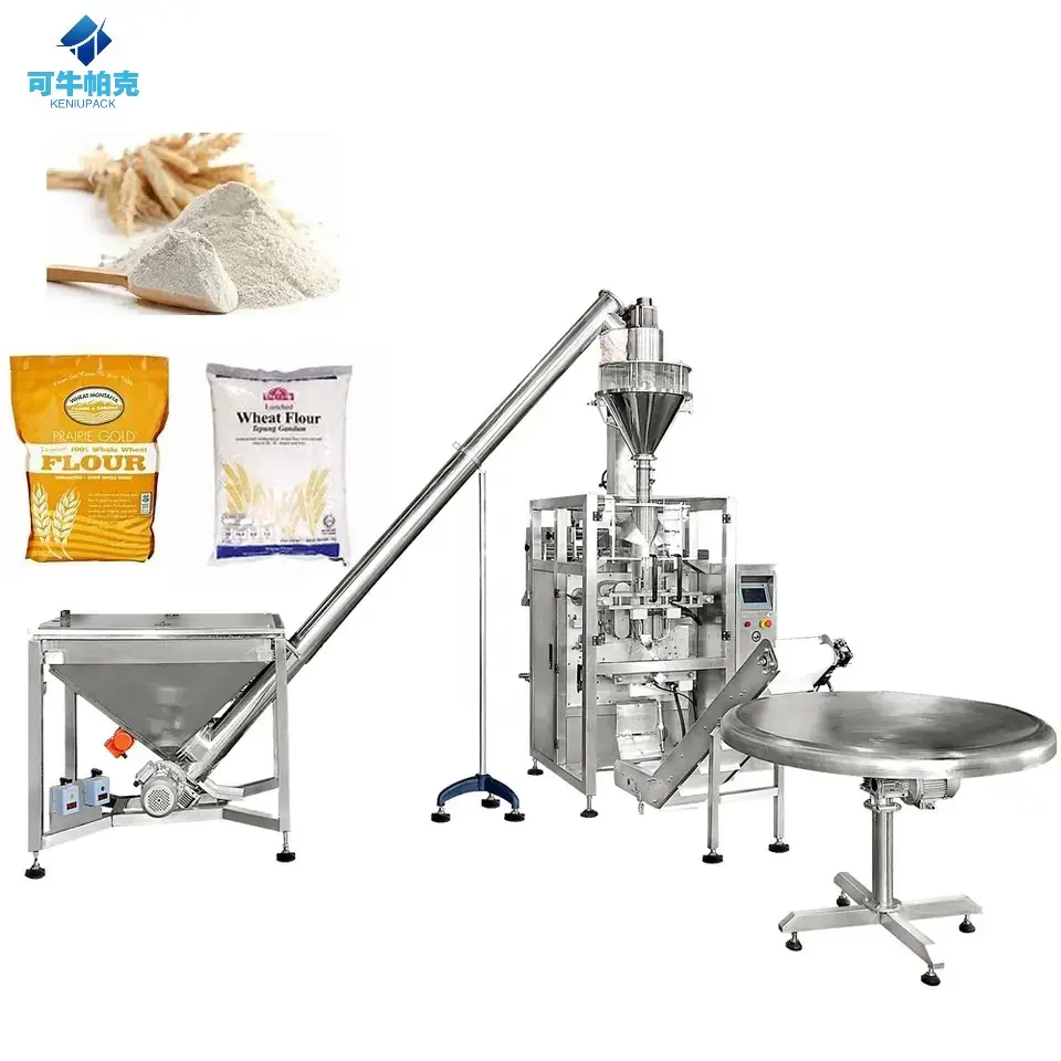 100-500g Verpackung Chili pulver 60 Beutel/min Lebensmittel pulver Milchmehl Farina Pulver Automatische Verpackungs maschine