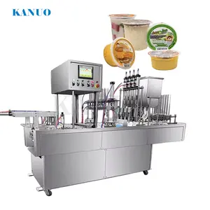 juice plastic cup filling and sealing machine water cup make fill and sealing machine liquid cup fill and seal machine