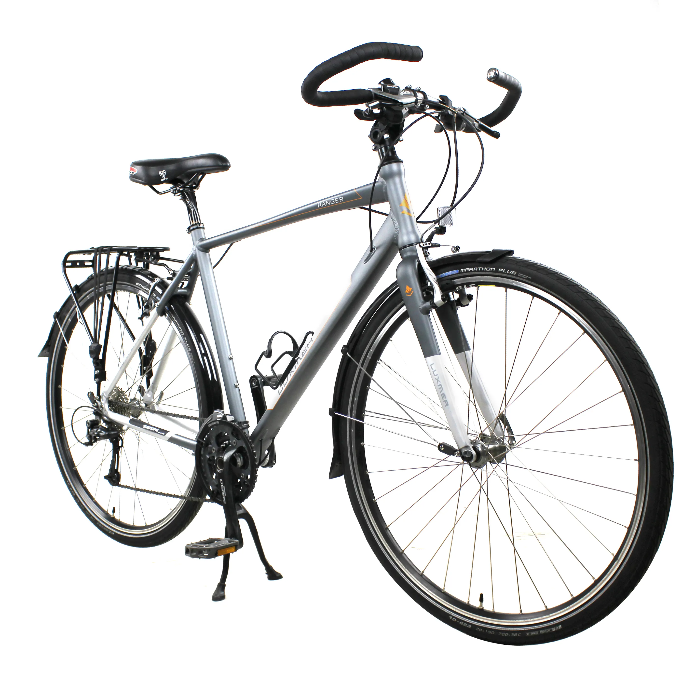 Travel bike adjustable handlebar 27 speed touring luggage bicycle