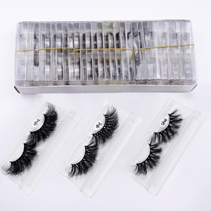 Ciglia Private Label venditore all'ingrosso scatola per ciglia 25mm <span class=keywords><strong>visone</strong></span> di fabbrica ciglia 3d ciglia a striscia piena alla rinfusa - Product Image 6
