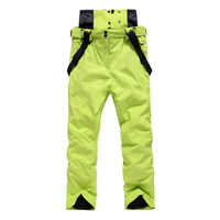 Pantalon de ski unisexe imperméable et isolé, pantalon de snowboard respirant et coupe-vent, fabrication OEM ODM personnalisée, fabricant de marques privées