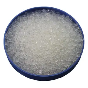 Perlas esféricas de gel de sílice blanco de 2-4mm, adsorción de humedad, fabricante de sílice desecante de naranja y azul