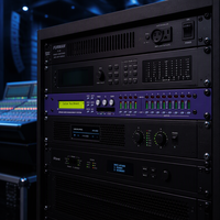 Processeur audio numérique XTA DP448 4 entrées 8 sorties DSP Crossover Limiter Système de gestion audio pour scène DJ
