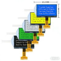 Écran graphique LCD à matrice de points YD COG12864, écran bleu, 3,3 V, circuit intégré de pilote ST7567, 65x37,35