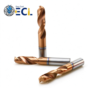 Broca de Carburo Easy Cool D10.5 con Recubrimiento de Bronce HRC60, Herramienta CNC - Product Image 3