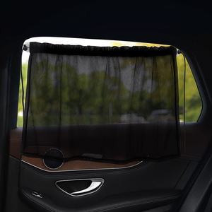Car <b>Window</b> Sunshade Curtains Mesh Sucker Installation Side <b>Window</b> Blackout For Car Interior Sun Protection Heat <b>Insulation</b> - Product Image 3