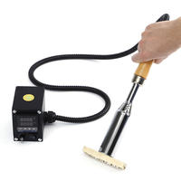 Machine à estamper en fer à bois électrique, 300W, pour gaufrage du cuir, estampage de feuille