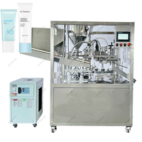 Machine de remplissage et de scellage automatique de tubes à air chaud Machine d'emballage cosmétique pour crème et pâte Crème solaire Lotion