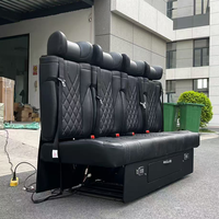 Siège de voiture en cuir de luxe personnalisé pour Alphard Vito Sprinter Van, convertible en lit 3 positions avec chauffage, ventilation et massage