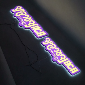 Letreros iluminados LED 3D de alta calidad, fácil de instalar, logotipo retroiluminado acrílico, letreros iluminados acrílicos - Product Image 5