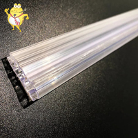 LAOHAMA porte-étiquettes suspendus à surface plane pour supermarché porte-affiches en plastique adhésif pour étagères en PVC
