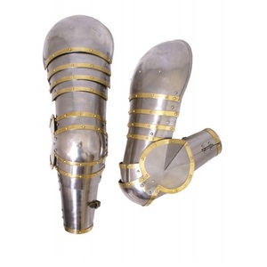 Hand Forged Late Medieval Steel Arm Harness Knight Arm Protection Decorative Metal Craft Historical Style Collectible Accessory - Product Image 1