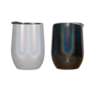 12oz thép không gỉ Gradient rượu Tumbler kim loại màu thay đổi mạ điện - Product Image 5