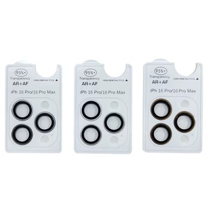 Pellicola Protettiva in <span class=keywords><strong>Vetro</strong></span> Anti-Riflesso AR con Anello Metallico per Obiettivo Fotocamera Posteriore <span class=keywords><strong>iPhone</strong></span> 17 16 15 14 <span class=keywords><strong>12</strong></span> 11 <span class=keywords><strong>Pro</strong></span> <span class=keywords><strong>Max</strong></span>, Anti-Esplosione - Product Image 1