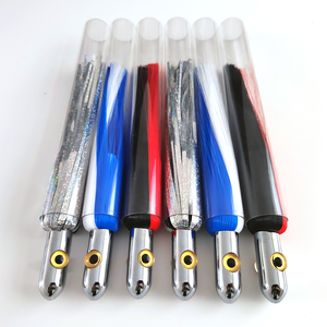 Dernier teaser leurre de pêche à la traîne en cuivre leurres insulaires 10.5 pouces avec leurre de pêche à la traîne au thon clignotant - Product Image 1