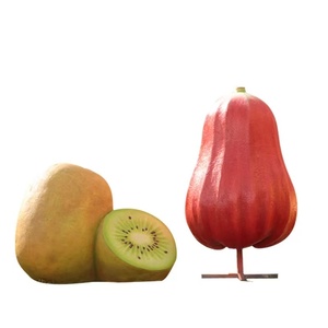 Tượng trang trí ngoài trời bằng sợi thủy tinh, kiểu dáng trái cây táo lê, thủ công tinh tế, đặt làm riêng - Product Image 5