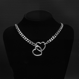 Collier de traction en chaîne métallique Punk Love, accessoires de sexe SM pour adultes, accessoires d'entraînement essentiels pour les serviteurs masculins BDSM - Product Image 5
