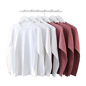 Camiseta Unisex de Manga Larga, Corte Holgado, 230g, Algodón Peinado, con Logotipo Personalizado OEM, Impresión Serigráfica Ecológica - Product Image 1