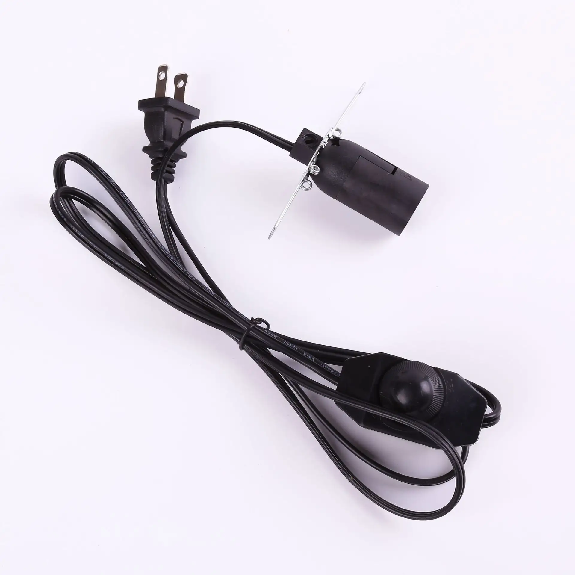 Black Color 1.8m E14 Himalayan Australia Electric Cord E14 Lamp Holder Dimmer Switch Au Plug Himalayan Salt Lamp Cable