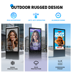 Affichage numérique LED extérieur de 55 pouces, haute luminosité, économie d'énergie, étanche IP65, affichage publicitaire sur pied ML-OD81AFA - Product Image 3