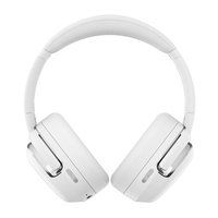 Casque sans fil WESDAR en cuir BT 6.0 supra-auriculaire avec suppression du bruit ENC, puce BK, son HiFi, faible latence, micro intégré, pour le sport