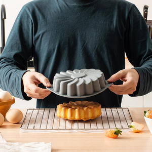 Besafe-<span class=keywords><strong>Moule</strong></span> à gâteau en silicone antiadhésif en forme de fleur pour la cuisson de divers gâteaux, pains, tartes, outils - Product Image 4
