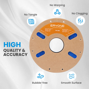 Filament 3D <span class=keywords><strong>TPU</strong></span> <span class=keywords><strong>ERYONE</strong></span> Factory <span class=keywords><strong>TPU</strong></span> 85A Transparent Bleu, Matériel d'impression 3D FDM - Product Image 5