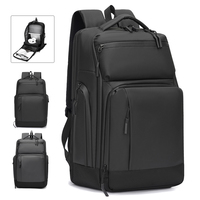 Sac à dos pour ordinateur portable de luxe pour homme avec logo personnalisé, imperméable, grande capacité, pour les voyages d'affaires, l'université