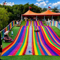 Équipement de terrain de jeux extérieur pour enfants, utilisation toute saison, toboggan à neige sèche pour événements, parcs sportifs, stations de villégiature