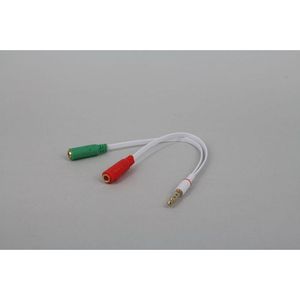 Audio Converter 3.5MM To Rca Splitter <b>Cable</b> For Headphone <b>Microphone</b> Audio Output Plastic Material - Product Image 1
