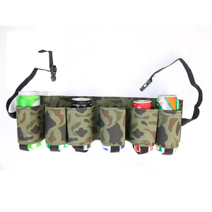 Sac banane de rangement pour 6 canettes de bière, camouflage, léger et stable, porte-ceinture pour boissons - Product Image 5
