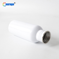 Botol Air Stainless Steel 500ml Dinding Tunggal untuk Sublimasi, Kosong untuk Cetak Kustom