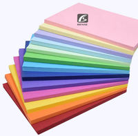 Feuilles de papier couleur imprimées sur mesure en usine, A4, 80-120 g/m², carton double face pour papeterie et emballage, papier d'emballage artisanal