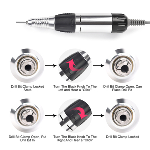 เครื่องเจียรเล็บไฟฟ้า 35W 30000RPM หัวเจียรทำจากสแตนเลส เครื่องขัดเล็บ 110-220V - Product Image 5
