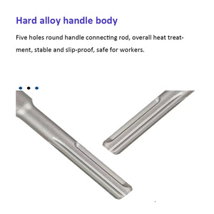 Burin à dégrossir SDS Max 16 dents, burin à marteau électrique à queue de 5 mm de diamètre pour mur <span class=keywords><strong>en</strong></span> béton - Product Image 4