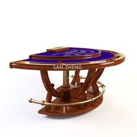 Nouveau design Pai Gow table Black Jack table 6 personnes table de poker BlackJack de luxe pour le divertissement au casino